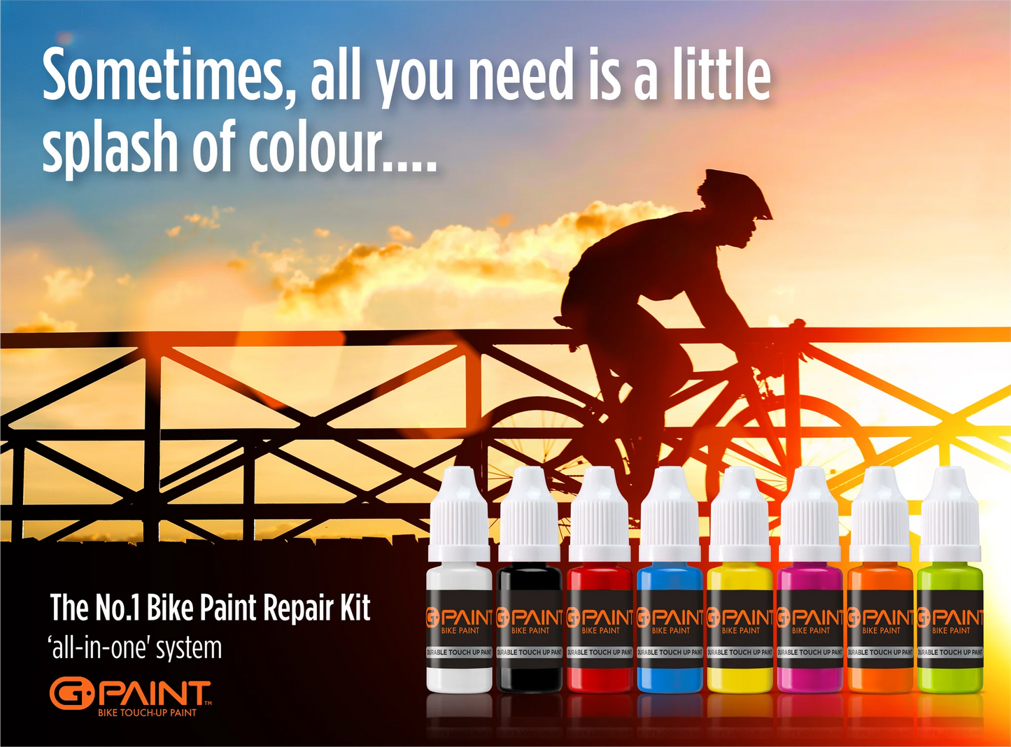 G-Paint Bike Paint - 8 Pack (All 8 Colors)