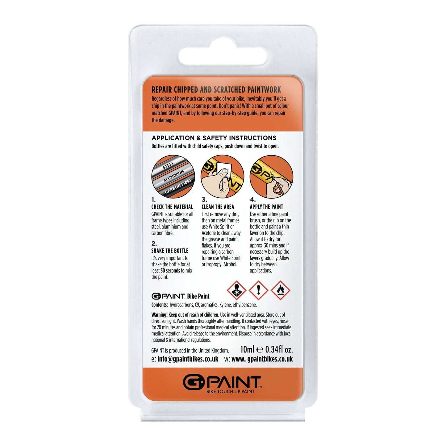 GPaint Bike Paint - Strider Bikes - Orange Gloss