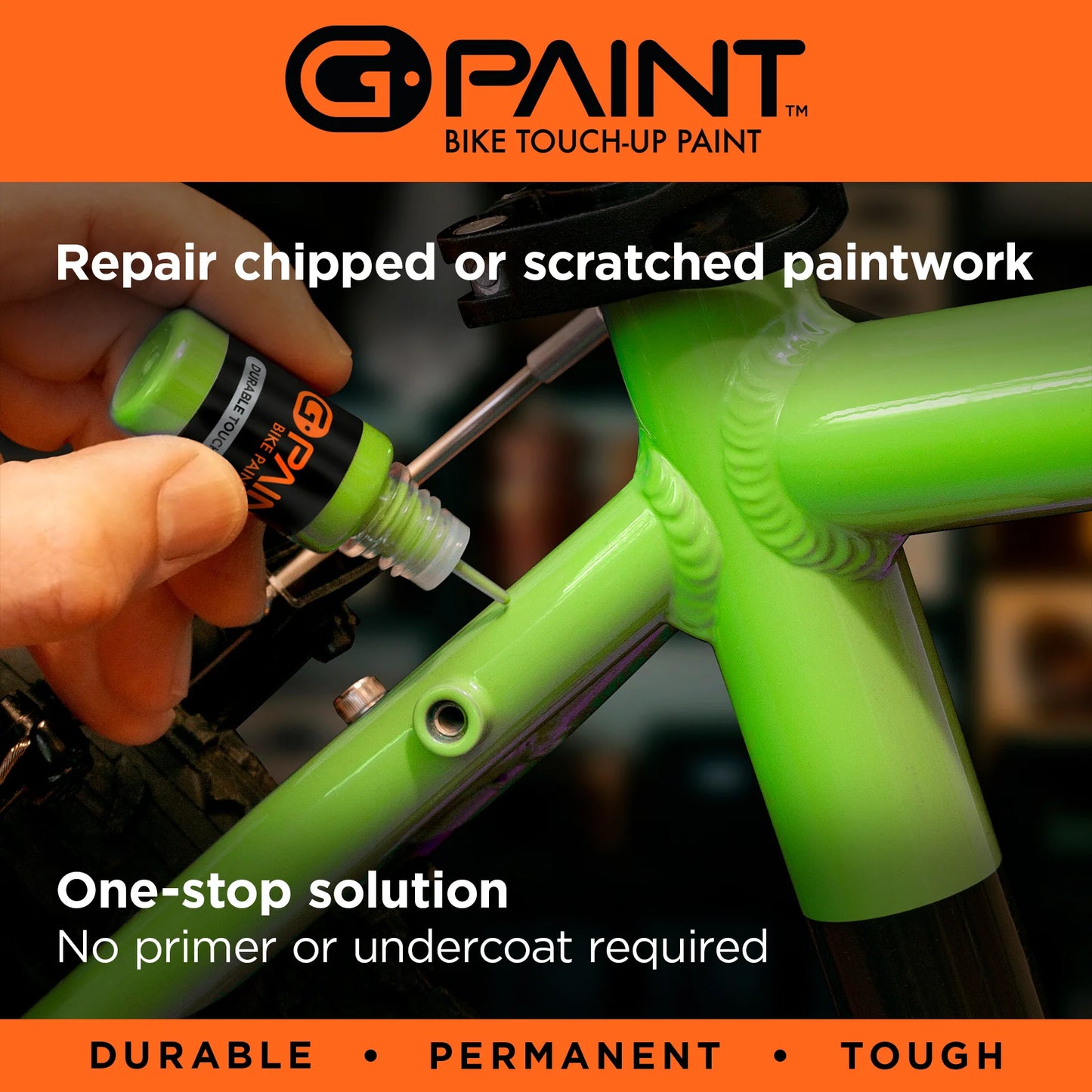 GPaint Bike Paint - 4 Pack (Black/White/Red/Cyan)