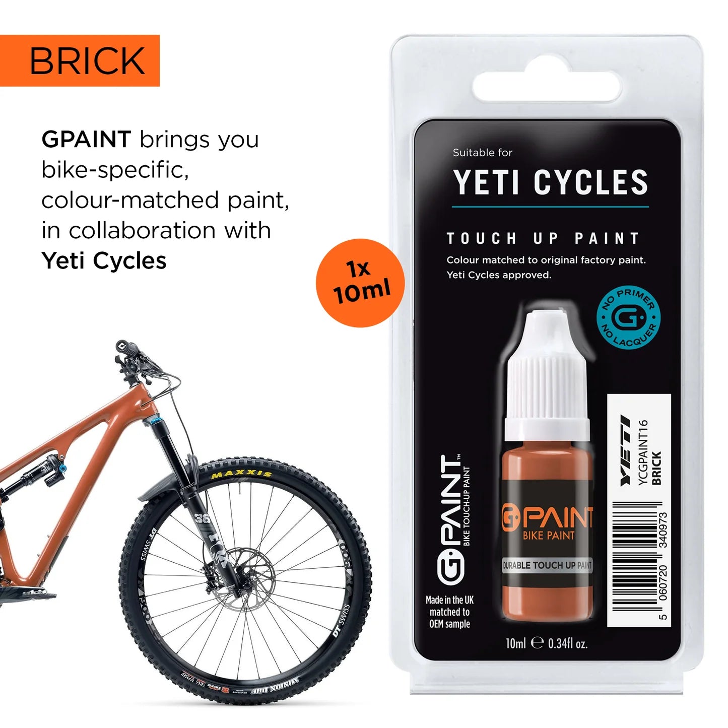 GPaint Bike Paint - Yeti Bikes - Brick