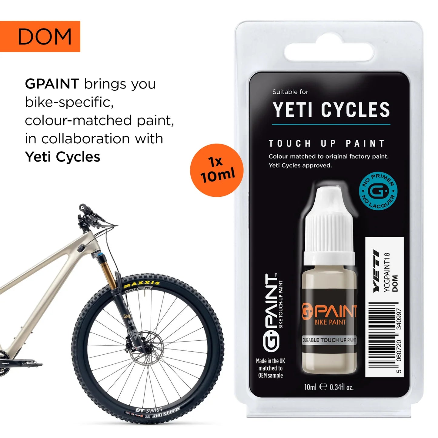 GPaint Bike Paint - Yeti Bikes - Dom