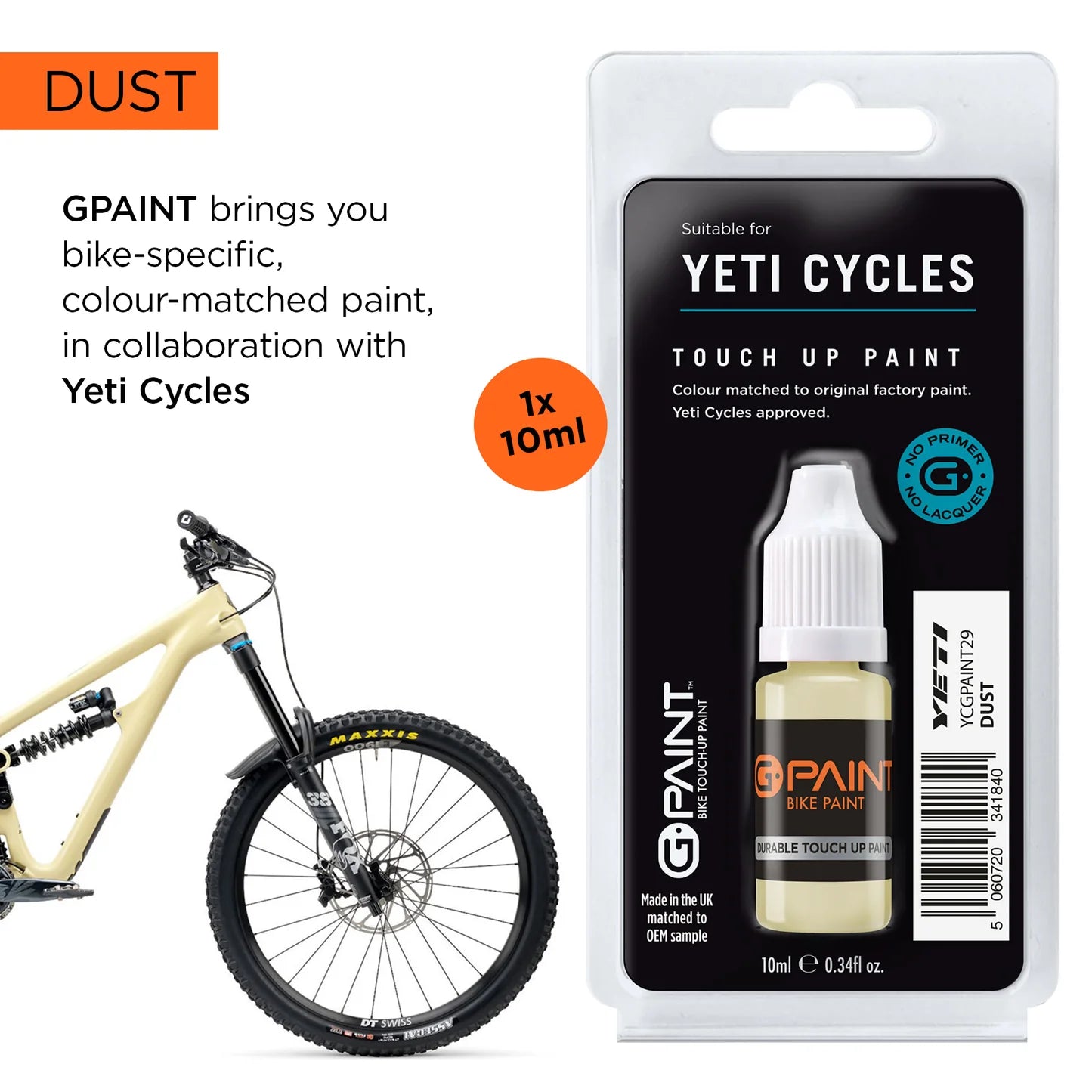 GPaint Bike Paint - Yeti Bikes - Dust