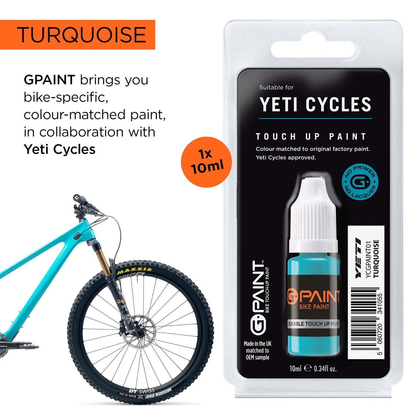 GPaint Bike Paint - Yeti Bikes - Turquoise