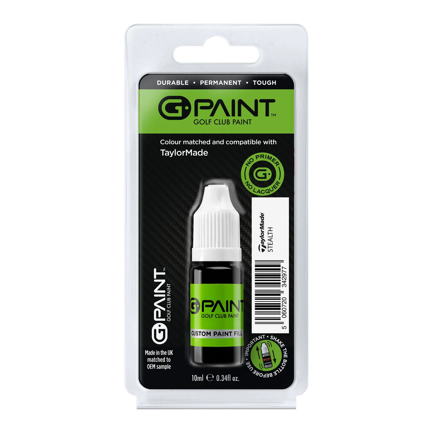 G-Paint Golf Club Paint - Taylormade Stealth / Stealth 2HD - Black