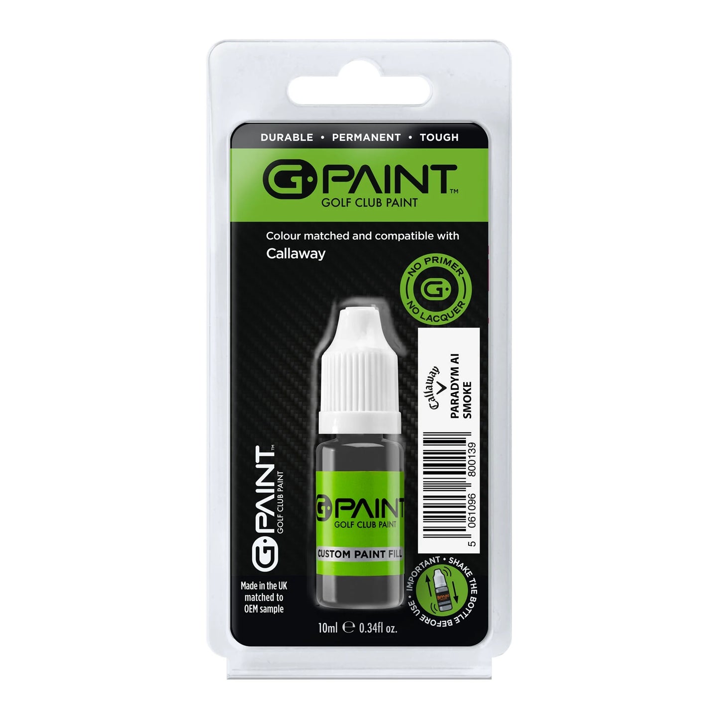 G-Paint Golf Club Touch Up Paint - Callaway Paradym AI Smoke